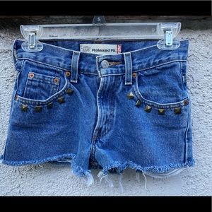 Levi’s 550 jean shorts size 25